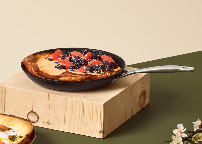 Sweet Dutch Babies with Fresh Fruits and Citrus Curd