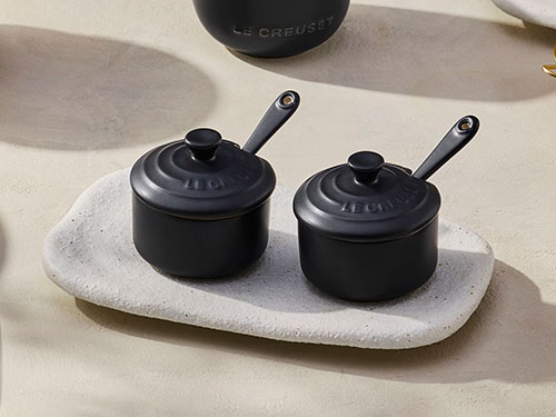 Serenity Collection Condiment Pots set of two