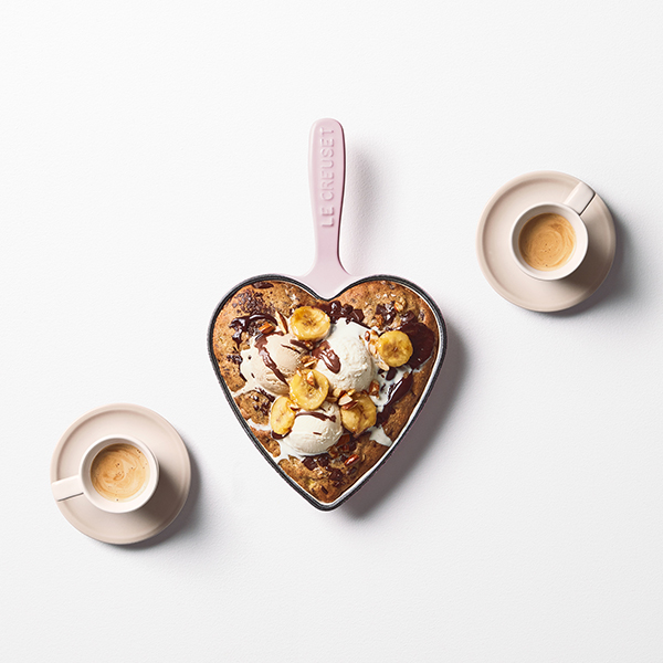 Decadent Chocolate-Banana Skillet Cookie