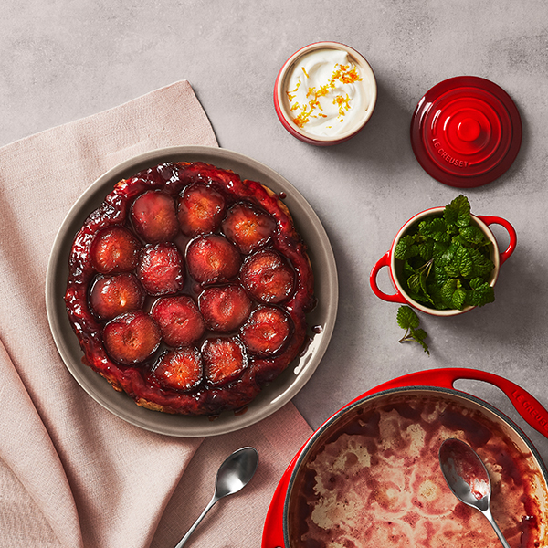 For a Flawless Plum Tarte Tartin