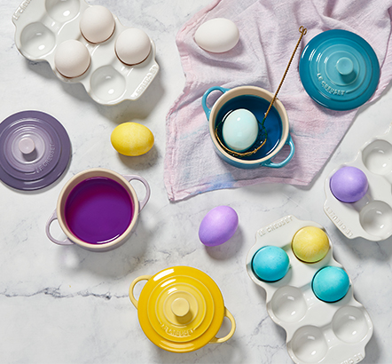 Œufs de Pâques teints naturellement