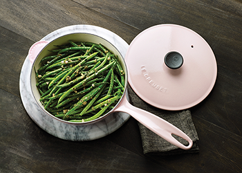 Warm Mustard Green Beans