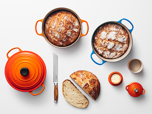 Pain sans pétrissage à la cocotte