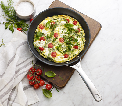 Ricotta, Tomato and Herb Frittata