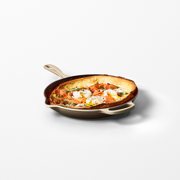 Savoury Dutch Babies with Smoked Salmon and Poached Eggs