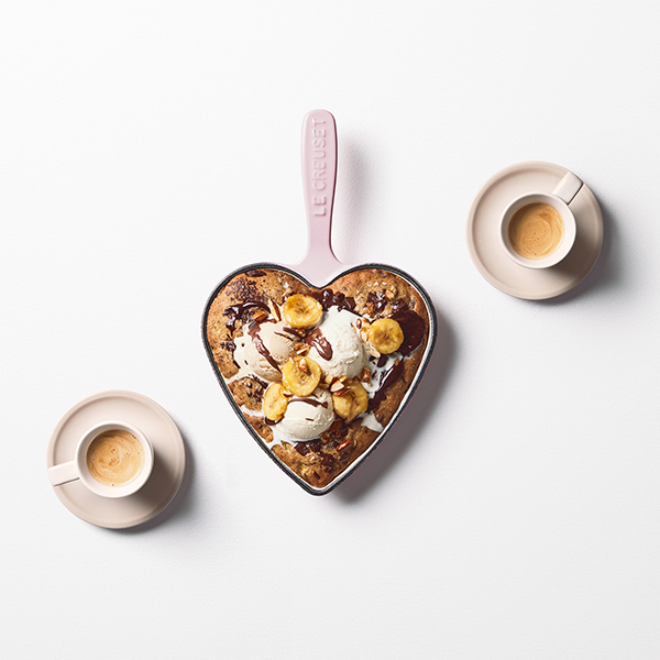 Decadent Chocolate Banana Skillet Cookie