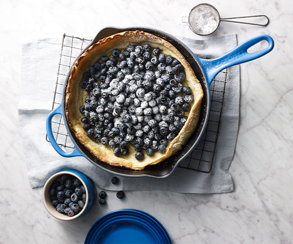 Crêpe à la danoise aux bleuets