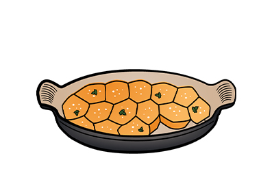 Plat ovale à gratin