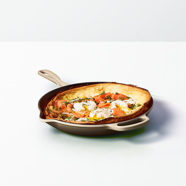 Savoury Dutch Babies with Smoked Salmon and Poached Eggs