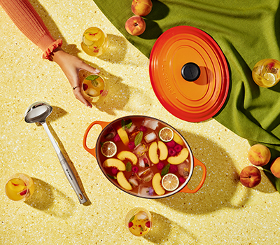 Sangria aux pêches sans alcool