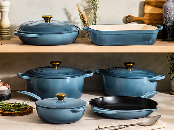 10-Piece Enamelled Cast Iron Set