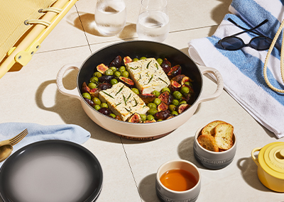 Oven-roasted Feta with Figs and Olives