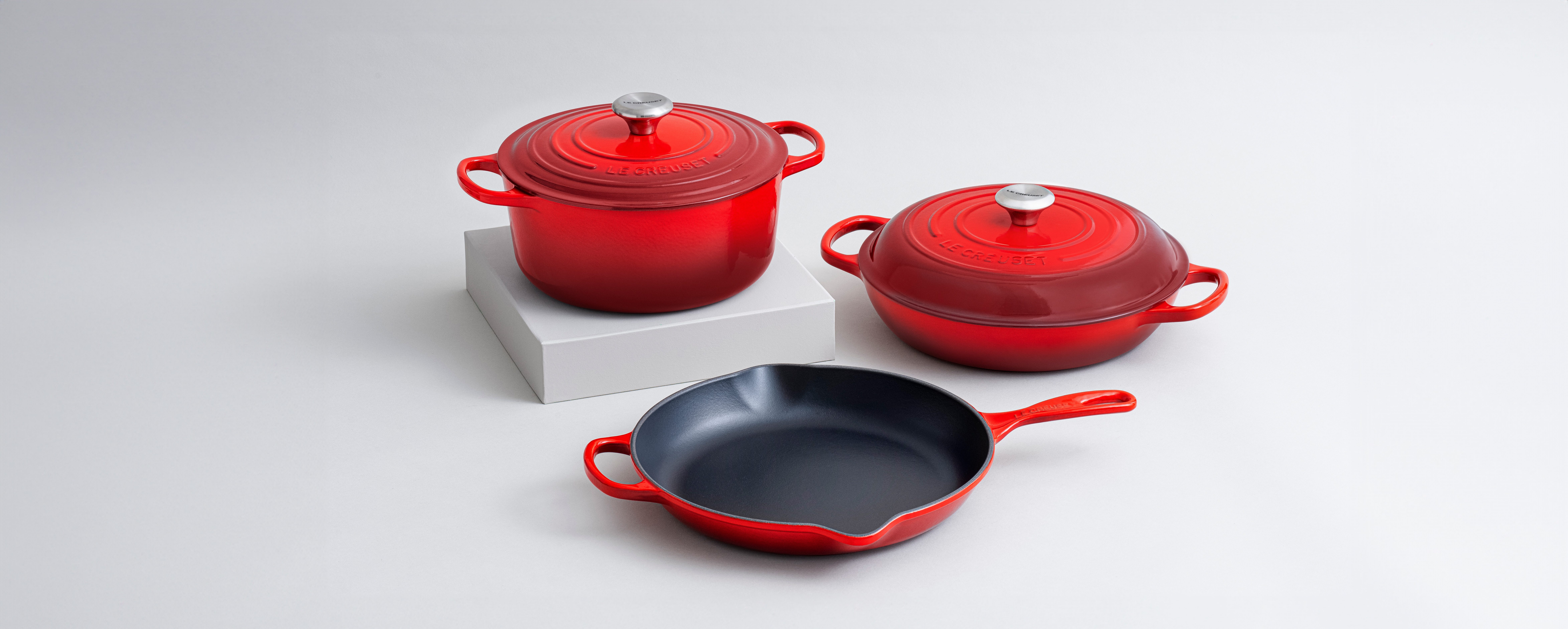 5-Piece Enamelled Cast Iron Cookware Set