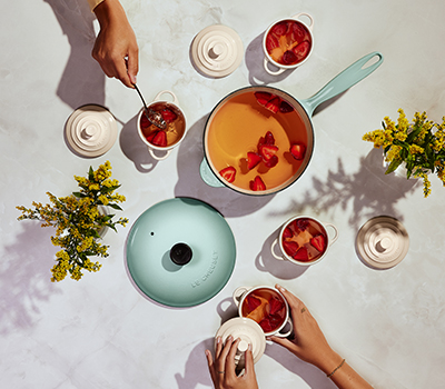 Gelée aux fruits et champagne