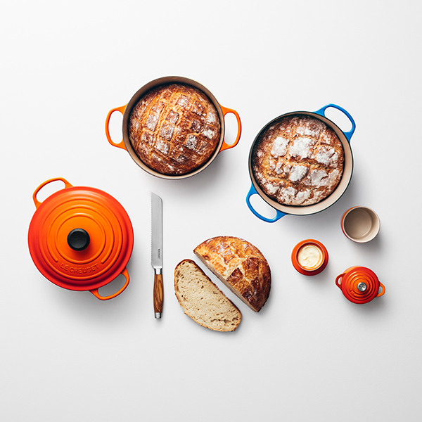 Pain sans pétrissage à la cocotte