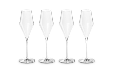 Ensemble de 4 flûtes à champagne