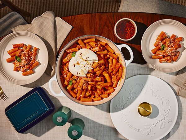 Pâtes épicées à la vodka et à la burrata