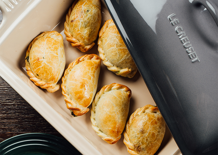 Empanadas aux épinards et au fromage