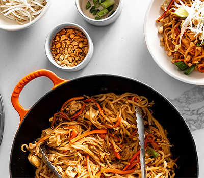 Nouilles sautées à la thaïlandaise