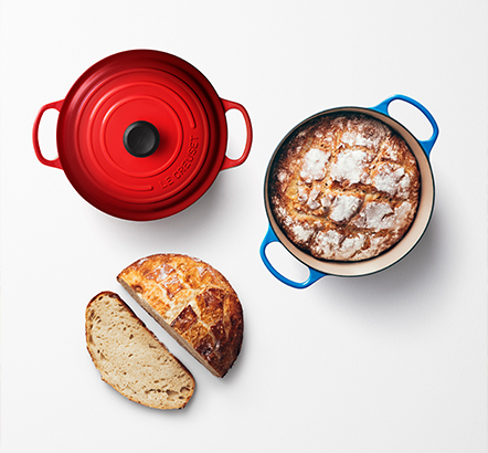 Pain sans pétrissage en cocotte