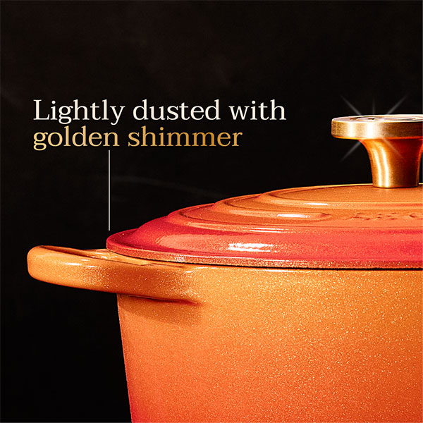 Lightly Dusted with shimmering piecees of real gold