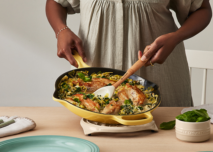 Poulet et Épinards à la Crème