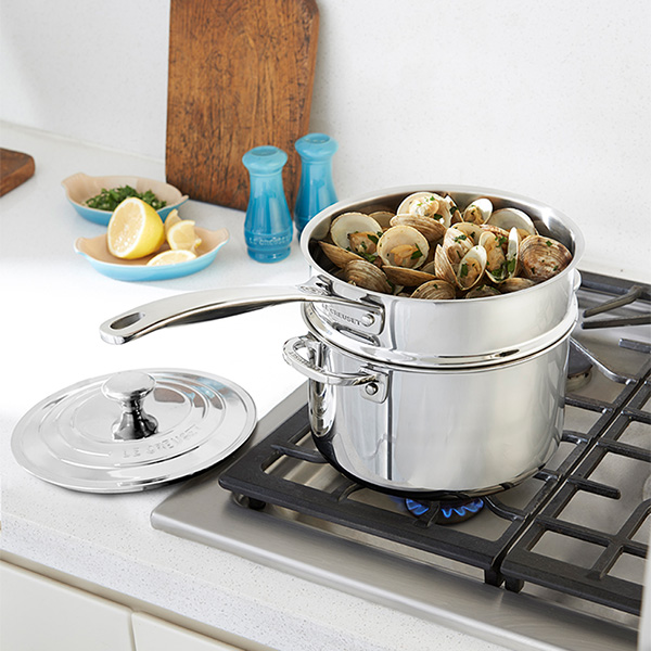 Steamed Mussels and Clams