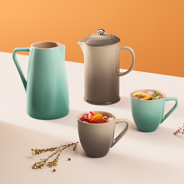 Lemon Balm and Peach Iced Tea