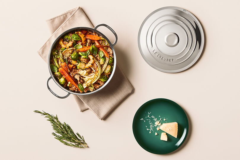 Risotto de farro avec légumes d’hiver