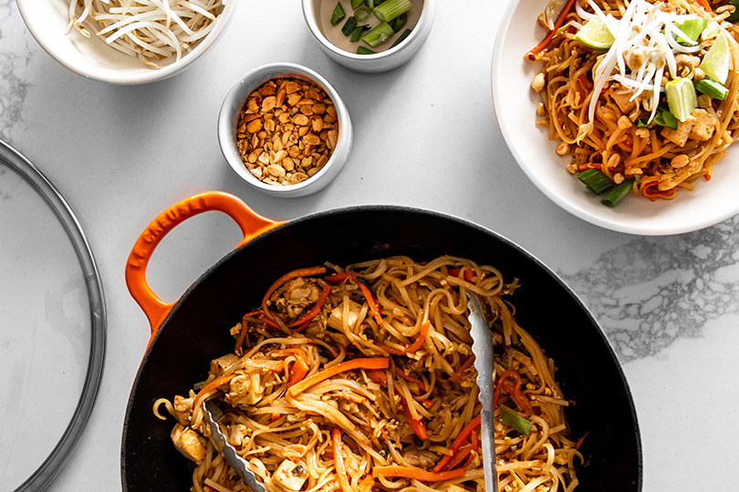Nouilles sautées à la thaïlandaise (pad thaï)