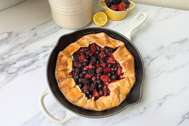 Galette aux baies m&eacute;lang&eacute;es