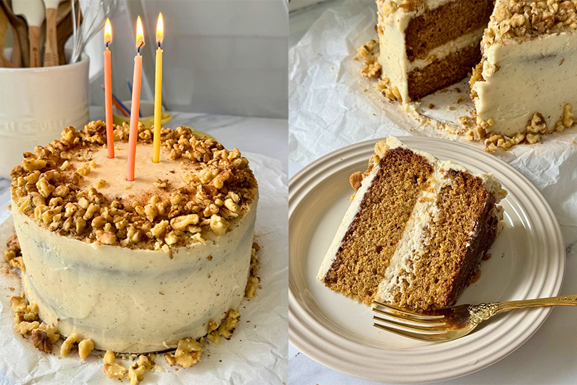 Chai Spiced Carrot Cake with Cream Cheese Frosting