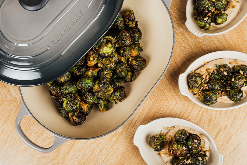 Sunflower Roasted Brussels Sprouts