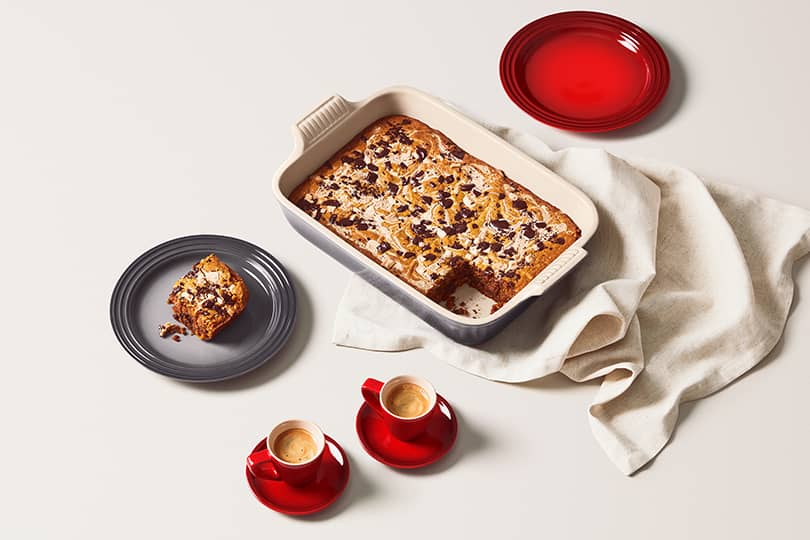 Gluten-Free Pumpkin, Chocolate and Tahini Blondies