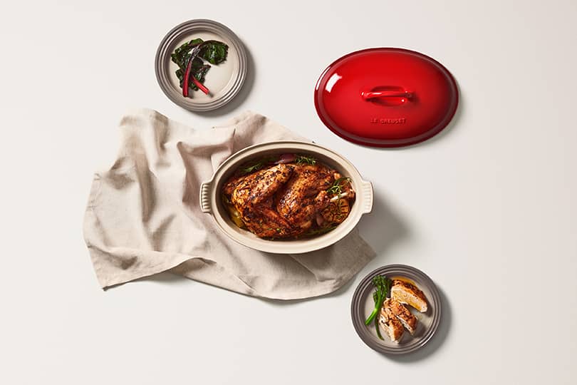 Demi-dinde rôtie avec sauce sucrée salée