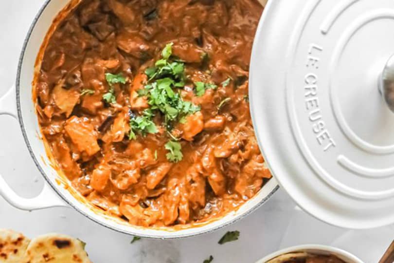 Poulet au beurre végétalien