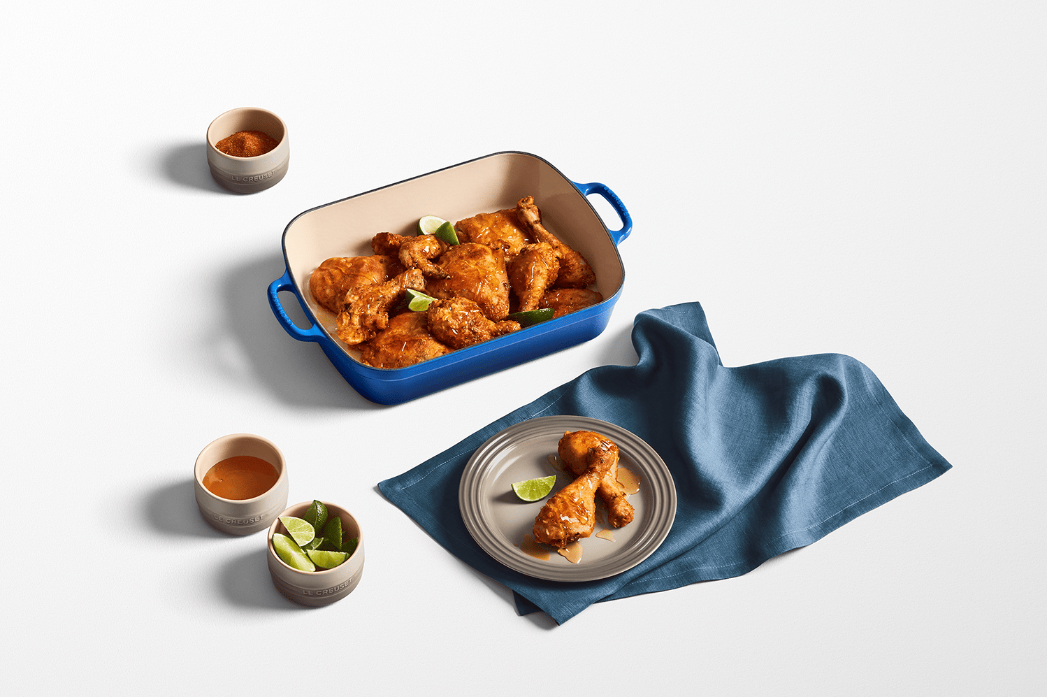 Poulet frit au four