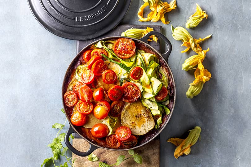 Mushroom, Zucchini and Lentil Ragu Lasagna