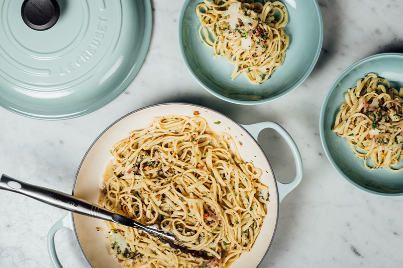 Speck & Truffle Linguini
