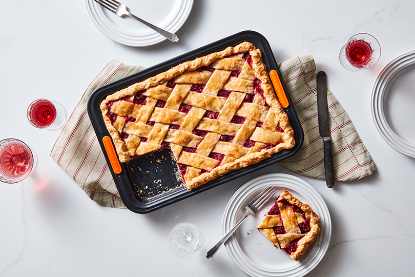 Tarte à la sauge et aux canneberges