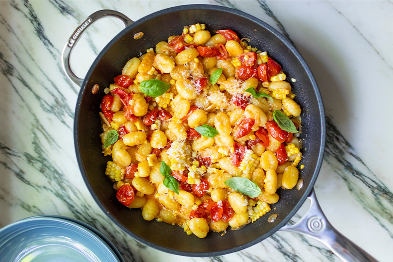 Gnocchi with Summer Corn & Tomato
