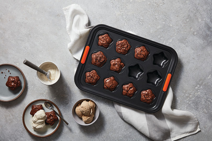 Star Shaped Brownies