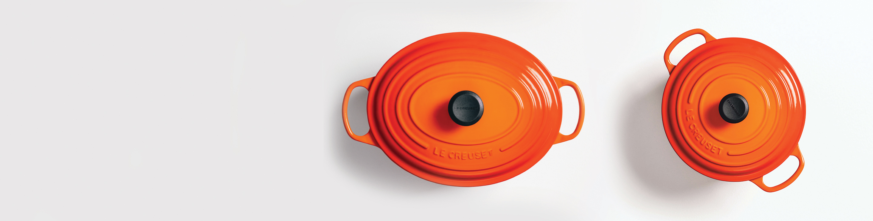 Cocotte Le Creuset Modern Heritage Campagnard Basse Orange 28 cm | Boutique De Chef